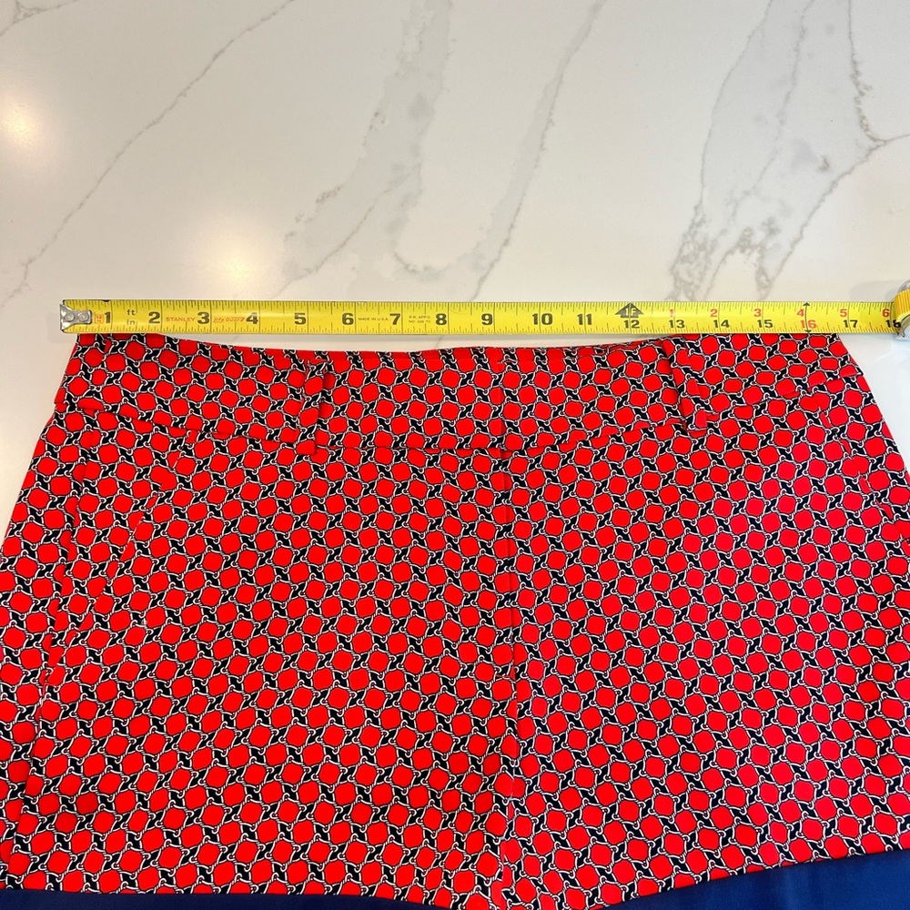 Ann Taylor Red and Blue Nautical Short - Picture 3 of 5